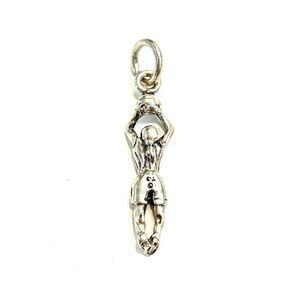 Basketball Player Sterling Silver Jewelry Charm #sports #basketball